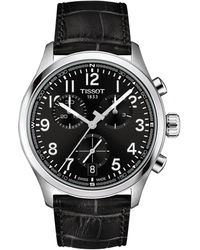 Tissot - Chrono L Leather Analogue Quartz Watch - Lyst