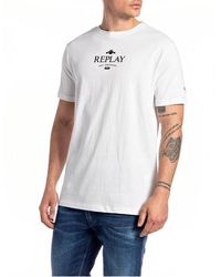 Replay - Logo T-shirt - Lyst