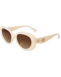 COACH - Oval Sunglasses - Lyst