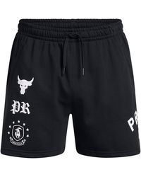 Under Armour - Terry Fleece Jogger Shorts - Lyst