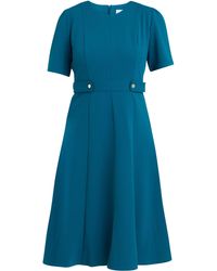 Gina Bacconi - Mel Fit And Flare Midi Dress - Lyst