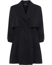 French Connection Carla Lyocell Oversized Short Coat - Multicolour