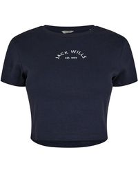 Jack Wills - Cropped Baby Tee Ladies - Lyst