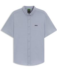 BOSS - Hbg Motion Breathable Short Sleeve Shirt - Lyst