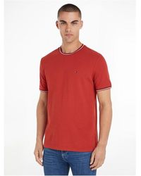 Tommy Hilfiger - Tommy Tipped Collr T Sn43 - Lyst