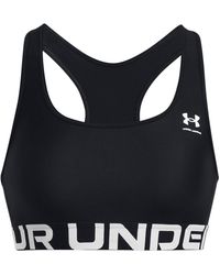 Under Armour - Heatgear Authentics Medium Support Sports Bra - Lyst
