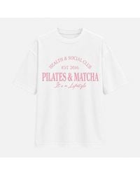 I Saw It First - Pilates Graphic Oversized T-Shirt - Lyst