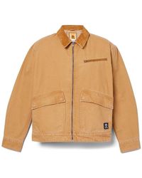 Timberland - Washed Canvas Jacket - Lyst