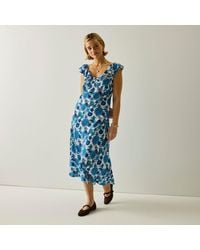 Regatta - Casablanca V-Neck Ruffle Midi Milkmaid Dress - Lyst