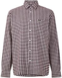 Lacoste - Check Cotton Long-Sleeve Shirt - Lyst