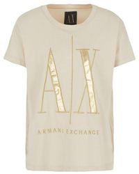 Armani Exchange - Lrg Emb Lgo Tess Ld42 - Lyst
