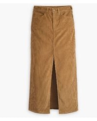 Levi's - Levi's Ankle Column Denim Skirt - Lyst