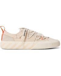 L/AB Off White - Tape Canvas Vulcan Low-Top Trainers - Lyst