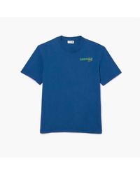 Lacoste - Washed Effect Ombré Print T-shirt - Lyst