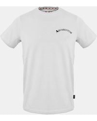 Aquascutum - Cotton Short-Sleeve Crew-Neck Logo T-Shirt - Lyst