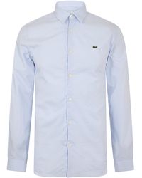 Lacoste - Long-Sleeve Oxford Shirt - Lyst