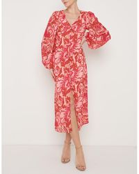 Pretty Lavish - Naya Midaxi Slinky Dress - Lyst