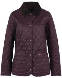 Barbour - Annandale Diamond Quilted Long Sleeve Hip Length Jacket - Lyst