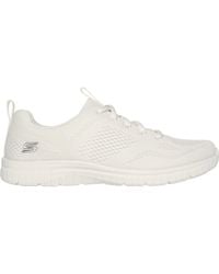 Skechers - Engineered Mesh Lace-Up W Memory F Slip On Trainers - Lyst