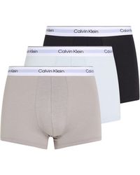 Calvin Klein - 3-Pack Logo Trunks - Lyst