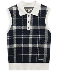 Barbour - Knitted Short Sleeve Polo Shirt - Lyst