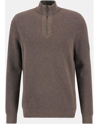 Barbour - Crawley Half Zip Jumper - Lyst