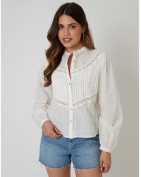 Threadbare - Rani Boho Short-Sleeve Blouse - Lyst