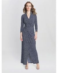Gina Bacconi - Jackie Jersey Wrap Maxi Dress - Lyst