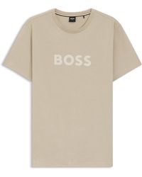 BOSS - Logo Cotton Short-Sleeve Crew-Neck T-Shirt - Lyst
