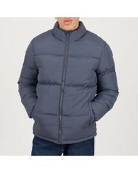 Brave Soul - Padded Puffer Jacket With Zip Pockets - Lyst