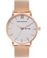 French Connection - Fc Fbric Watch Ld99 - Lyst