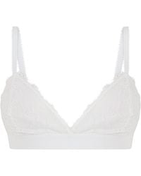 Polo Ralph Lauren - Lace Non Wired Triangle Bralette - Lyst