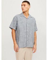 Jack & Jones - Cabana Stripe Short Sleeve Shirt - Lyst
