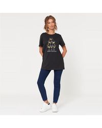 Be You - Merry Fizzmass Slogan T-shirt - Lyst