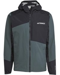 adidas - Express Hybrid Rear Performance Running Jacket - Lyst