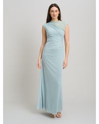 Gina Bacconi - Carter Lace Detail Maxi Dress - Lyst