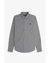 Fred Perry - Long Sleeve Patterned Shirt - Lyst