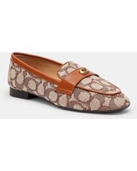 COACH - Sculpted C Loafer In Signature Jacquard - Lyst