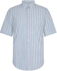 Timberland - Striped Short Sleeve Oxford Shirt - Lyst