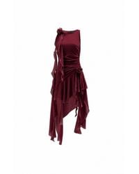 Bardot - Ivana High Low Midi Bodycon Dress - Lyst