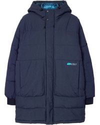 Paul Smith - Recycled Hooded Long Sleeve Padded Parka - Lyst