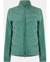 Lacoste - Water Repellent Quilted Long Sleeve Performance Golf Jacket - Lyst