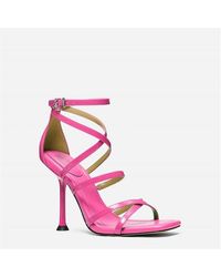 MICHAEL Michael Kors - Imani Patent Leather Sandals - Lyst