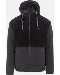 SoulCal & Co California - Soul Sherpa Hooded Long Sleeve Hybrid Jacket - Lyst