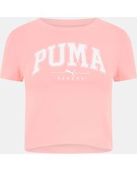 PUMA - Squad Baby Tee - Lyst