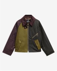 Barbour - Arlene Cotton Long Sleeve Full Zip Wax Jacket - Lyst
