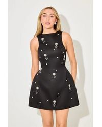Odd Muse - Mus Crystal Mini Dress - Lyst