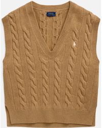 Polo Ralph Lauren - Knitted Sweater Vest - Lyst