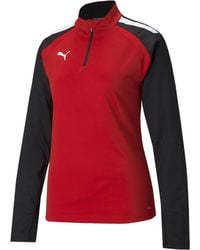 PUMA - Teamliga 1/4 Zip Top W Drill - Lyst
