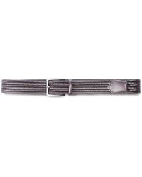 BOSS - Semyo Woven Leather Belt - Lyst